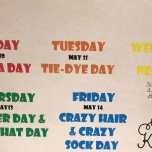 Activities Weekly Calendar
